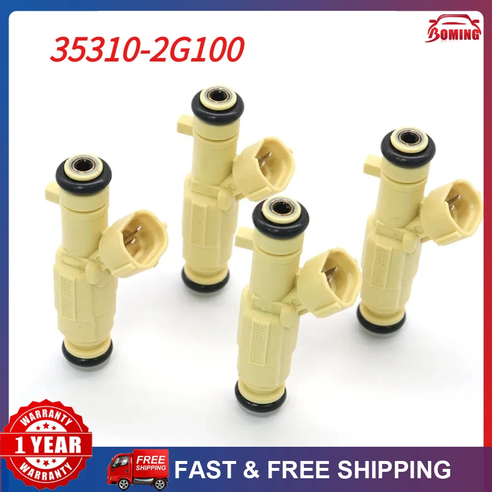 35310-2G100 Auto Car Fuel Injector Nozzle 4pcs/lot For Hyundai Tucson For Kia Forte Koup 2010-2013 2.0L 353102G100 FJ1082