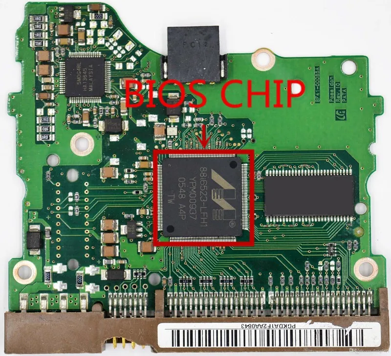 SA Desktop hard disk circuit board number  BF41-00085A Poseidon REV.10 hard drive repair data recovery SP2514N