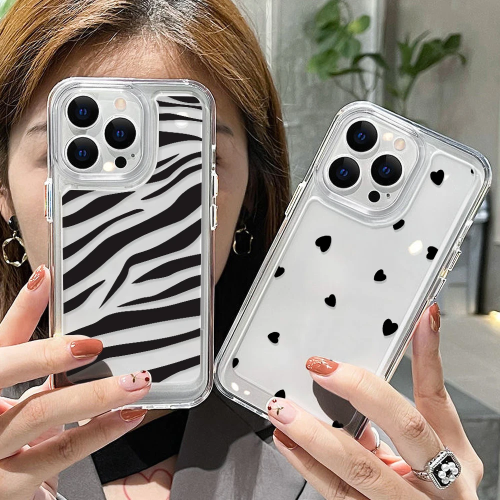 Flower Transparent Case For Samsung A53 5G A54 A34 A33 A52 A32 A13 A12 A14 S23 Ultra S22 S21 S20 FE Soft TPU Silicon Funda Cover