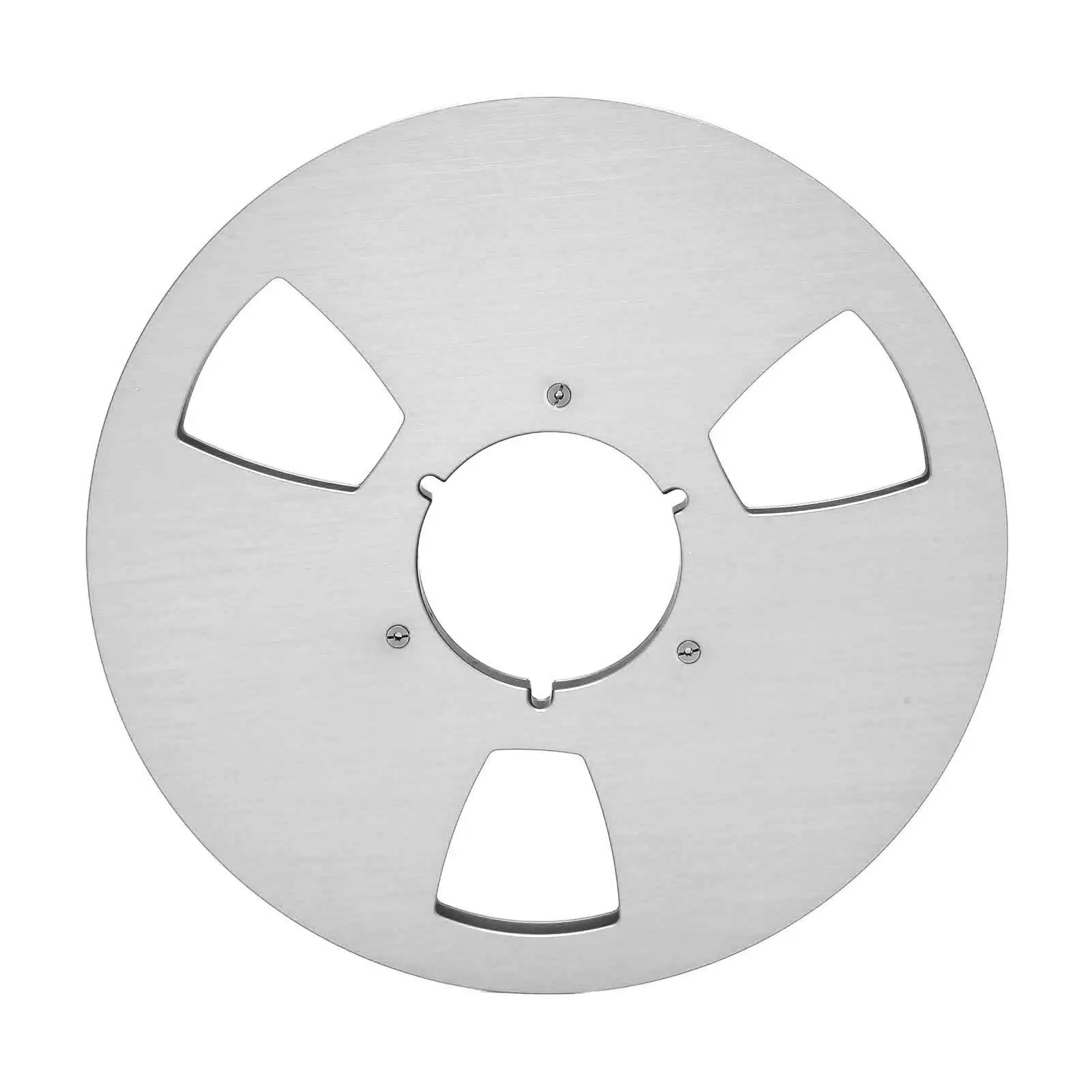 Empty Takeup for reel : Low Noise 1/4 Inch 10.5 Tape for reel - High Strength Aluminum Alloy - 3 Hole Design