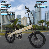 Removable E-bike ORLMS S9 500W Motor 48V13AH Battery Adult Riding Electric Bike 20\
