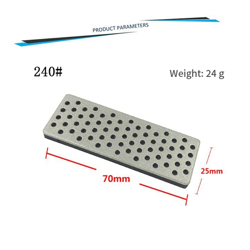 8 ชิ้นชุดเพชร Sharpening Stone แบบพกพาสําหรับเล่นสกีน้ําแข็งสโนว์บอร์ดสกีขอบเล่นสกีอุปกรณ์เสริมมีด Sharpener