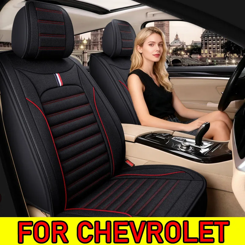 

ДЛЯ CHEVROLET полностью завернутые 5-местные чехлы на автомобильные сиденья | Лляна премиум-класса, износостойкая, дышащая и удобная.