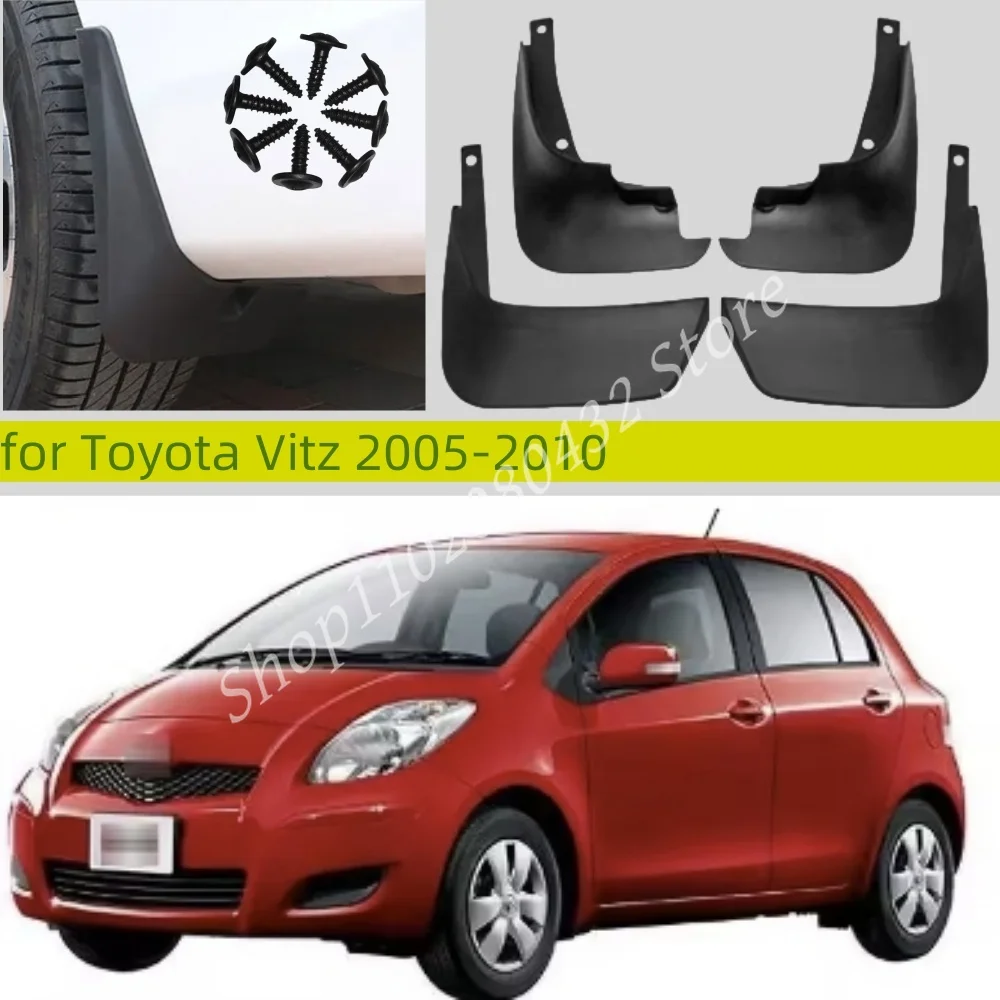 

Mudguards for Toyota Vitz 2005-2010 Auto Mud Flaps Fender Guards Splash Accessories 2005 2004 2003 2000 2001