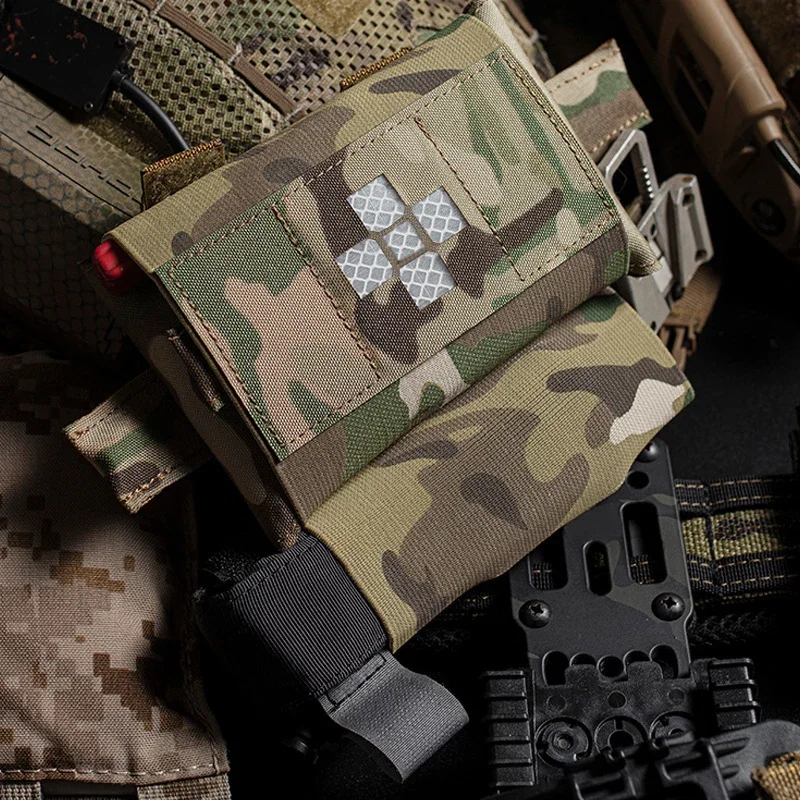 Medical Micro Trauma MED Pouch Tourniquet Holder Survival Safety IFAK Pouch First Aid Kit  MOLLE PALS Waist Belt