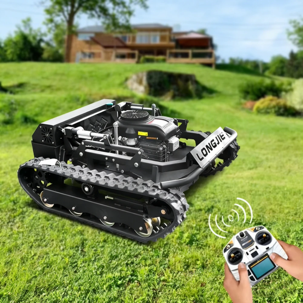 

Customized Remote-controlled Mowing Machine, Tracked Robotic Mower, Fully Automatic Intelligent Zero-turn Remote Mowing Machine