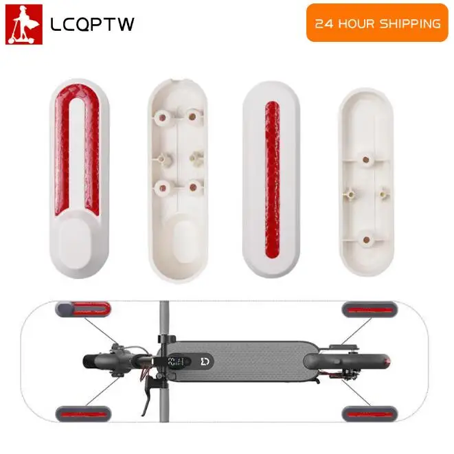 Replace For Xiaomi Mi M365/Pro Electric Scooter Custom Parts Front And Rear Wheel Frame Protection Cover Reflective Sticker 4pcs