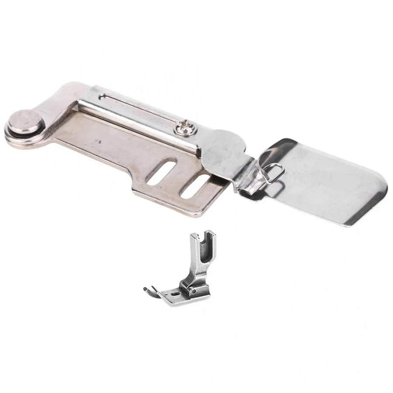 

F503 Cambered Hemmer, Industrial Sewing Machine Double Fold Spring Type Hemming Attachment, Hem Binder Adjustable Bias Binder