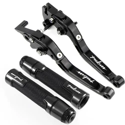 Motorcycle Folding Extendable CNC Moto Adjustable Clutch Brake Levers Handbar End Grips fit For Bajaj Pulsar 200 NS/200 RS/200 A