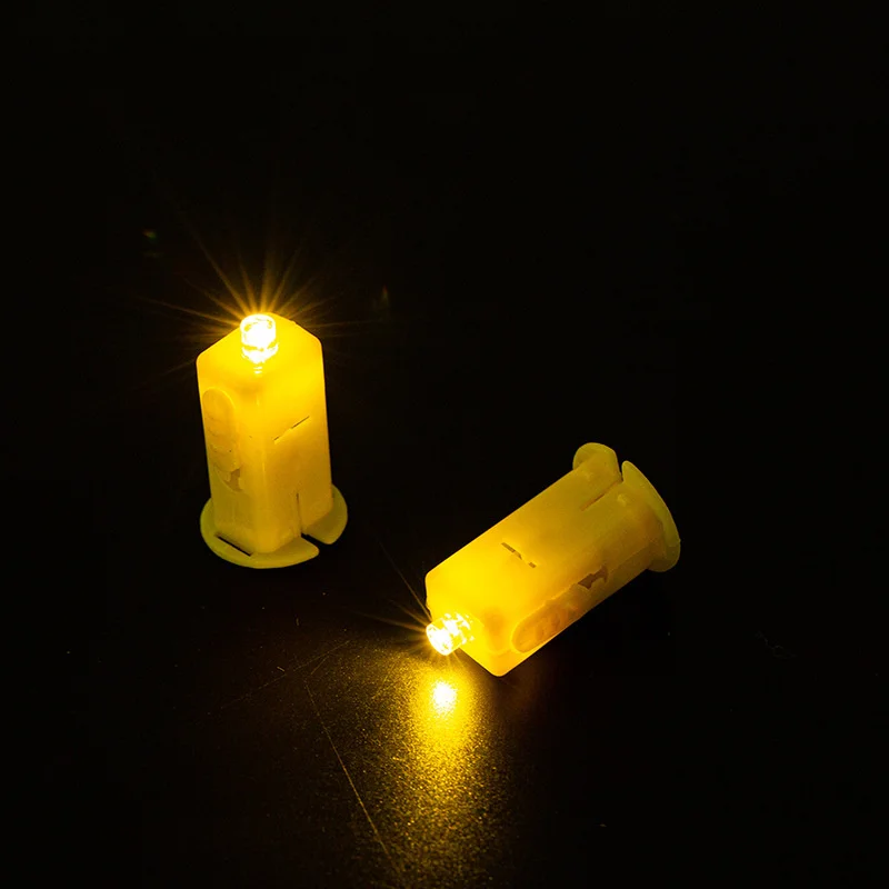 30Pcs Portable Led Paper Lantern Electronic Light Battery Power Yellow Wicks Lamp Birthday Party Wedding Festival Decoration