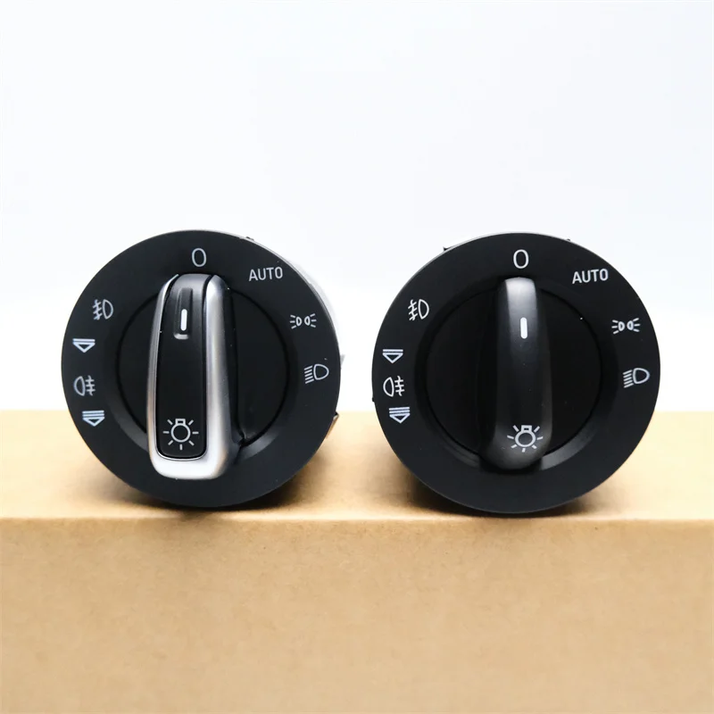 

For Audi A6L/C6 old Q7 headlight switch fog light switch high and low beam switch headlight switch knob AUTO