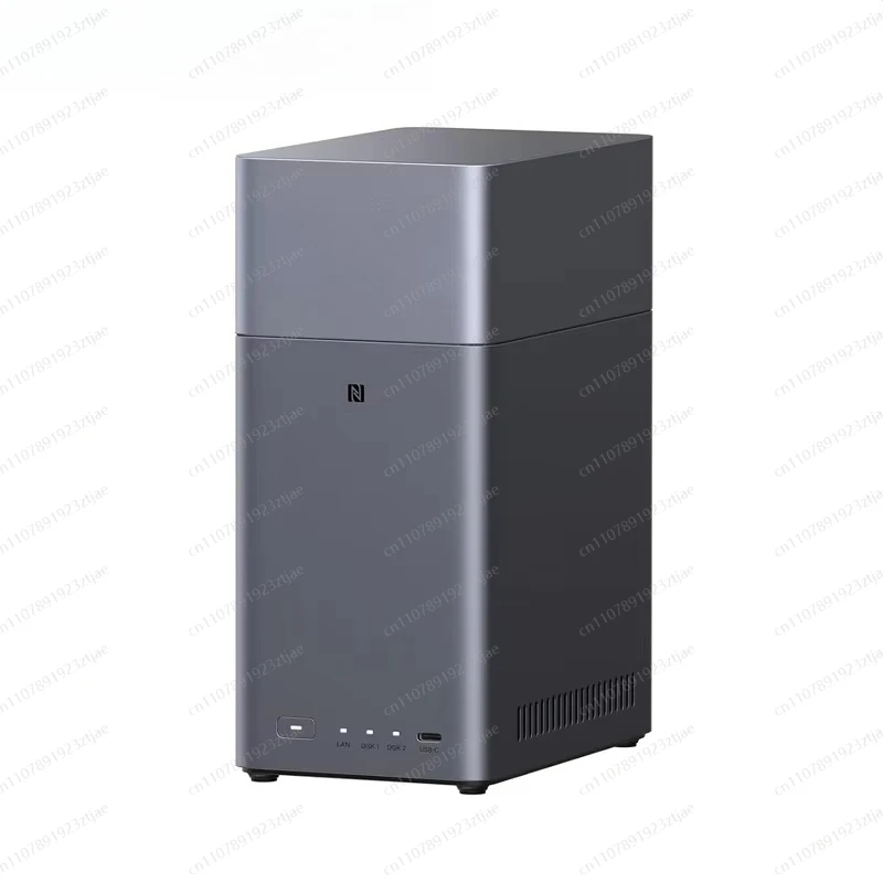 NASync DH2300 Diskless 2-Bay NAS 60TB Capacity 8GB LPDDR5 1GbE Network Storage for 4K Multimedia