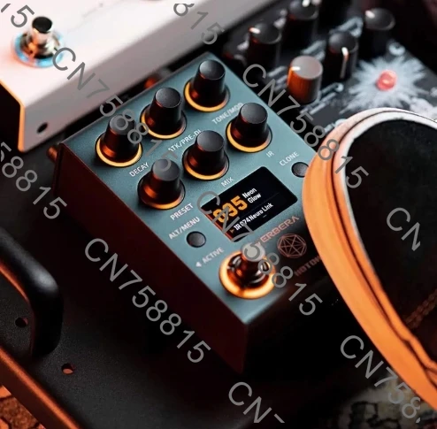 

Hotone Verbera Convolution Reverb LCD Screen and USB Pedal Stereo Convolution Reverb Pedal with IR Engine