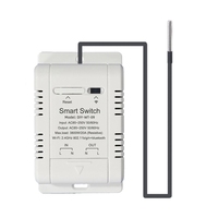 Wifi Temperature Switch With Sensor Ewelink Smart Wifi 20A Thermostat Temperature Switch Supports Voice Control