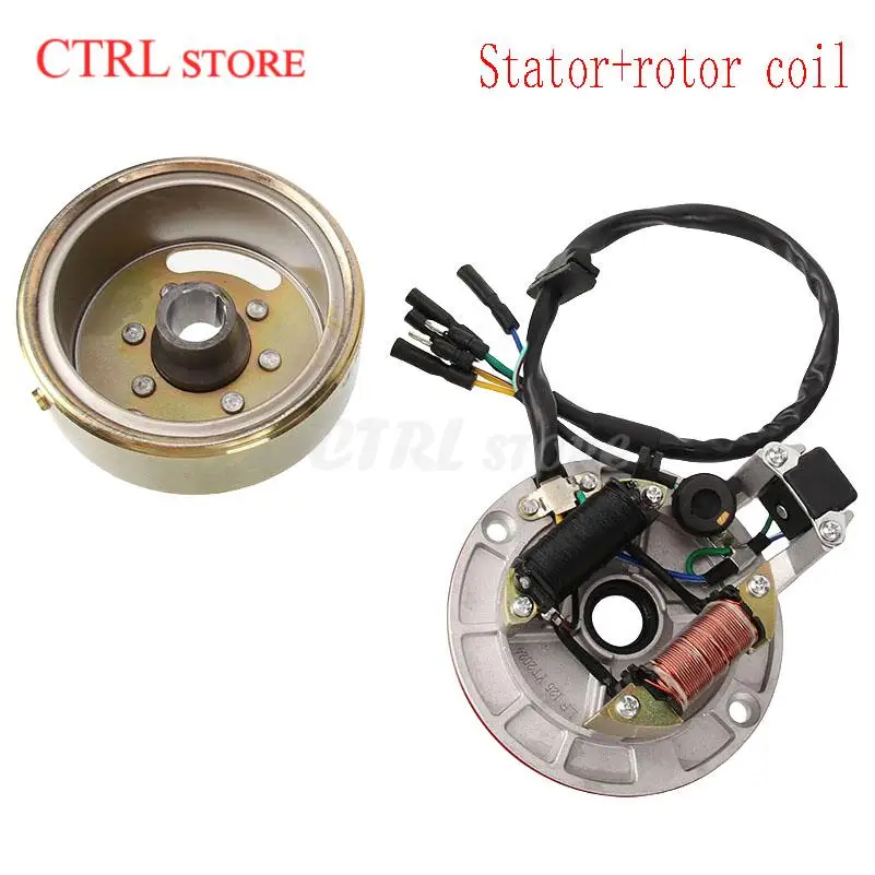 

Motorcycle stator coil magnetic flywheel rotor magnetic ignition coil rotor 125cc replacement part