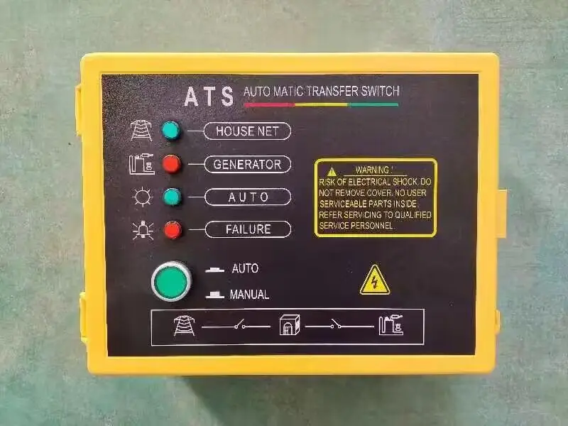 Envio Rápido Pinos 10kw Ats Monofásico 220v Controlador de Gerador Diesel Sistema de Partida Automática Função de Parada de Partida Automática