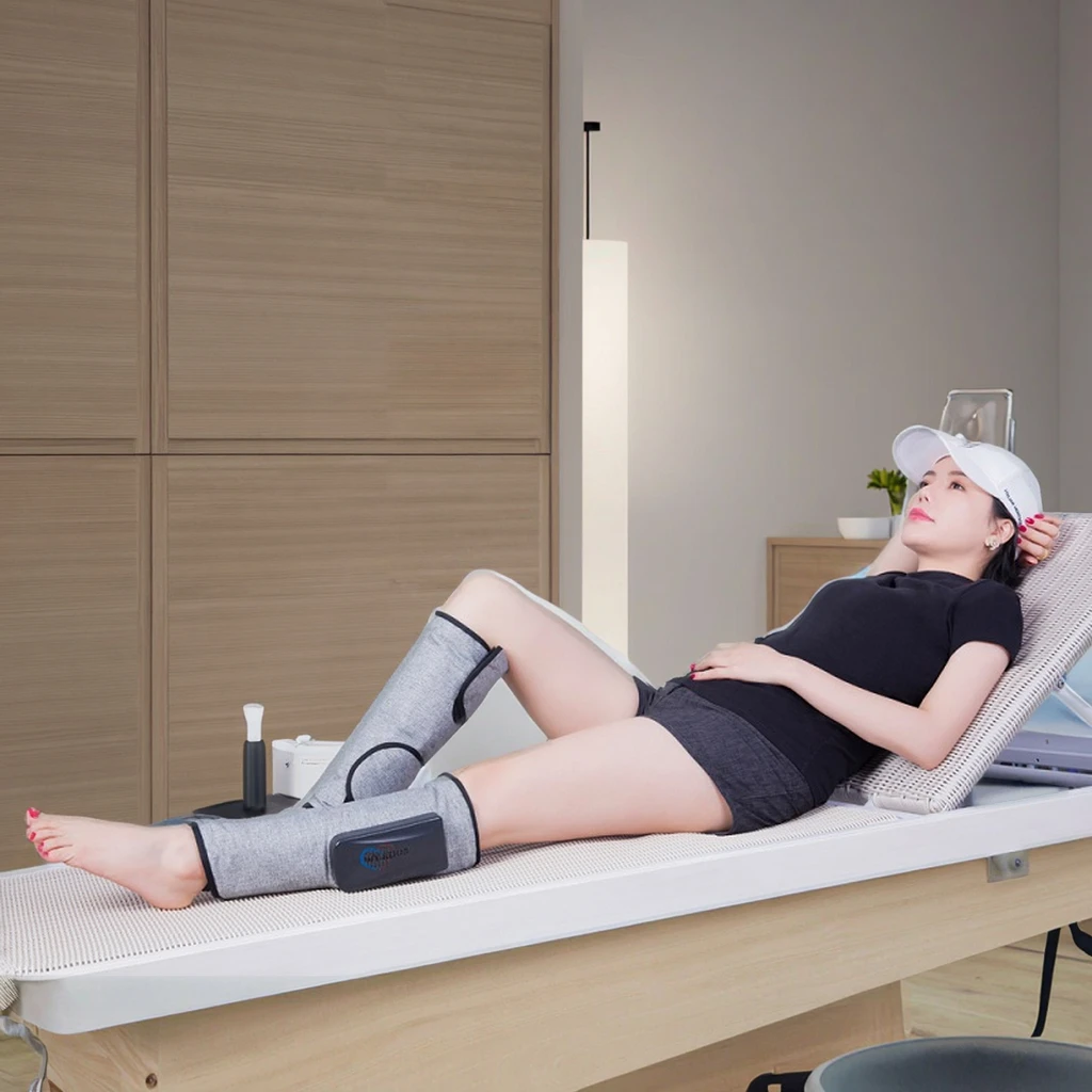 

Targeted Leg Recovery Wireless Air Compression Leg Massager Calf Massager for Promote Circulation