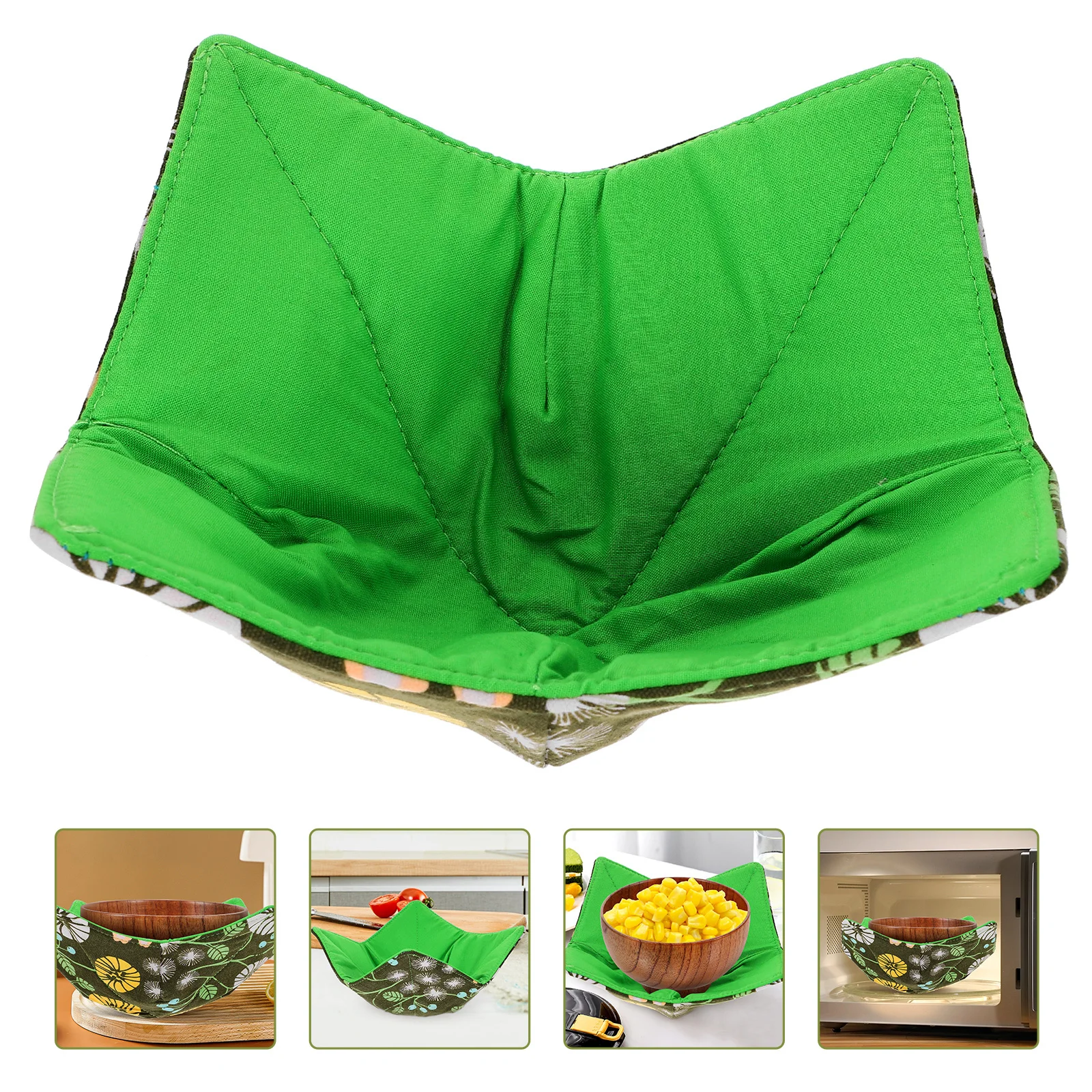 

1pc Microwave Holder Anti-Scald Resistant Kitchen Gadget Hot Protector Soup Cover Bowl Pad For Ceramic Cups Mugs Soup