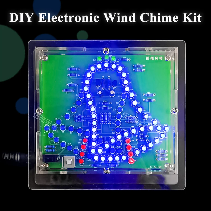 

Fun LED Lights Swinging Wind Chime Kit Electronic DIY Assembly Soldering Practice Circuit Boards
