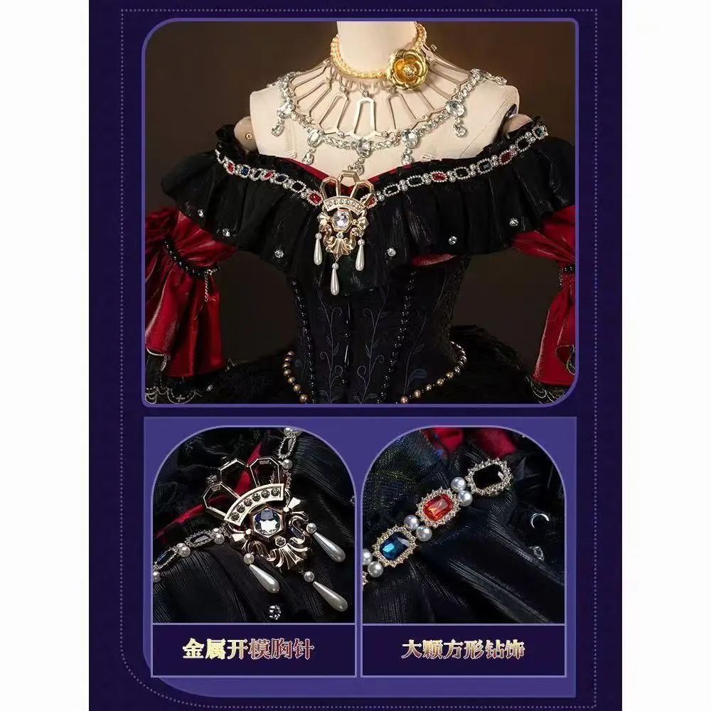 Identity V Mary False Hope Strój Cosplay Masterpiece Skin Anime Gra Ten Sam Styl Ubranie Kostium Postaci Cosplay Gadżet dla Fanów Prezent