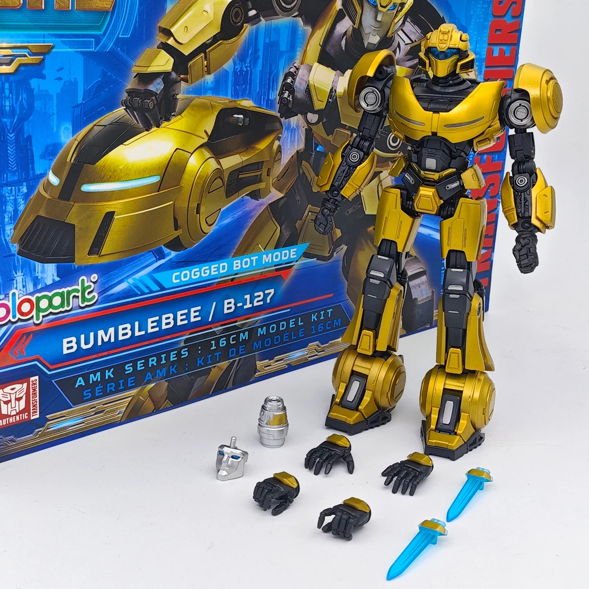 Yolopark Transformers One Toys Bumblebee B-127  Cogged Mode 16CM Model Kit Transformers Action Figures Toys