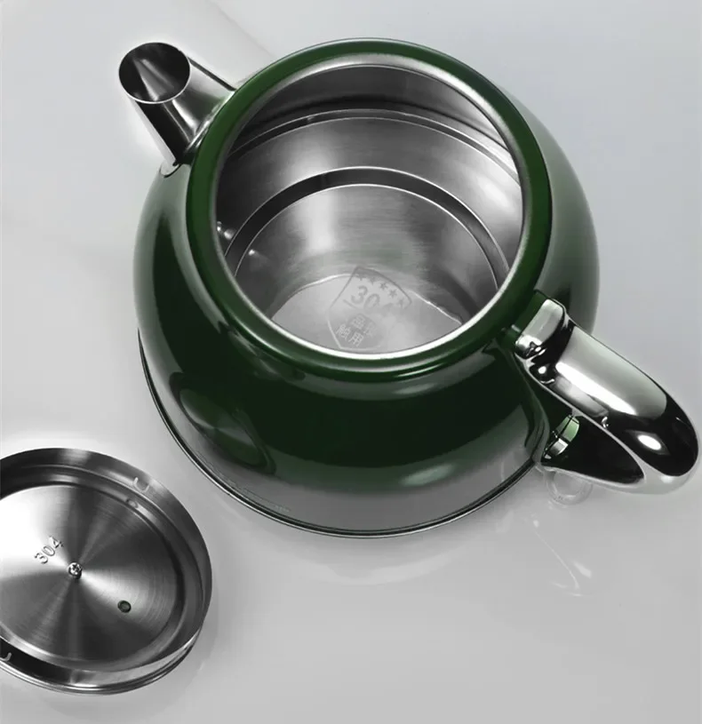 FirmHome Store220V 1.5L Household Electric Kettle Water Boiling Cooking Pot Fast Heating Kettle With Stainless Steel Inner 3 Col