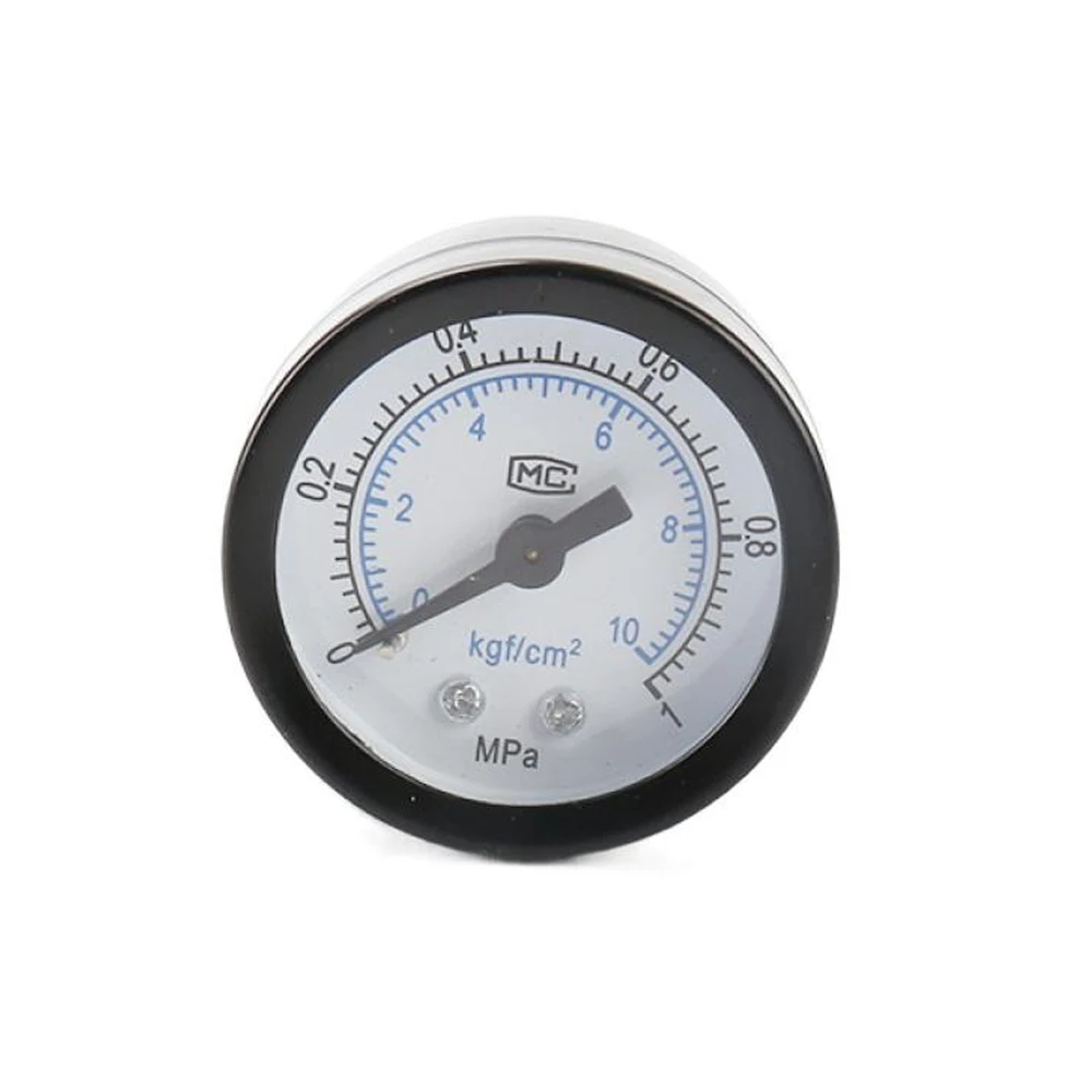 Y40 مقياس الضغط المنخفض الصغير الخلفي جبل 1/8 "مقياس ضغط الخيط 0-1Mpa مقياس الضغط المقاوم للكسر للوقود الهواء النفط المياه #2