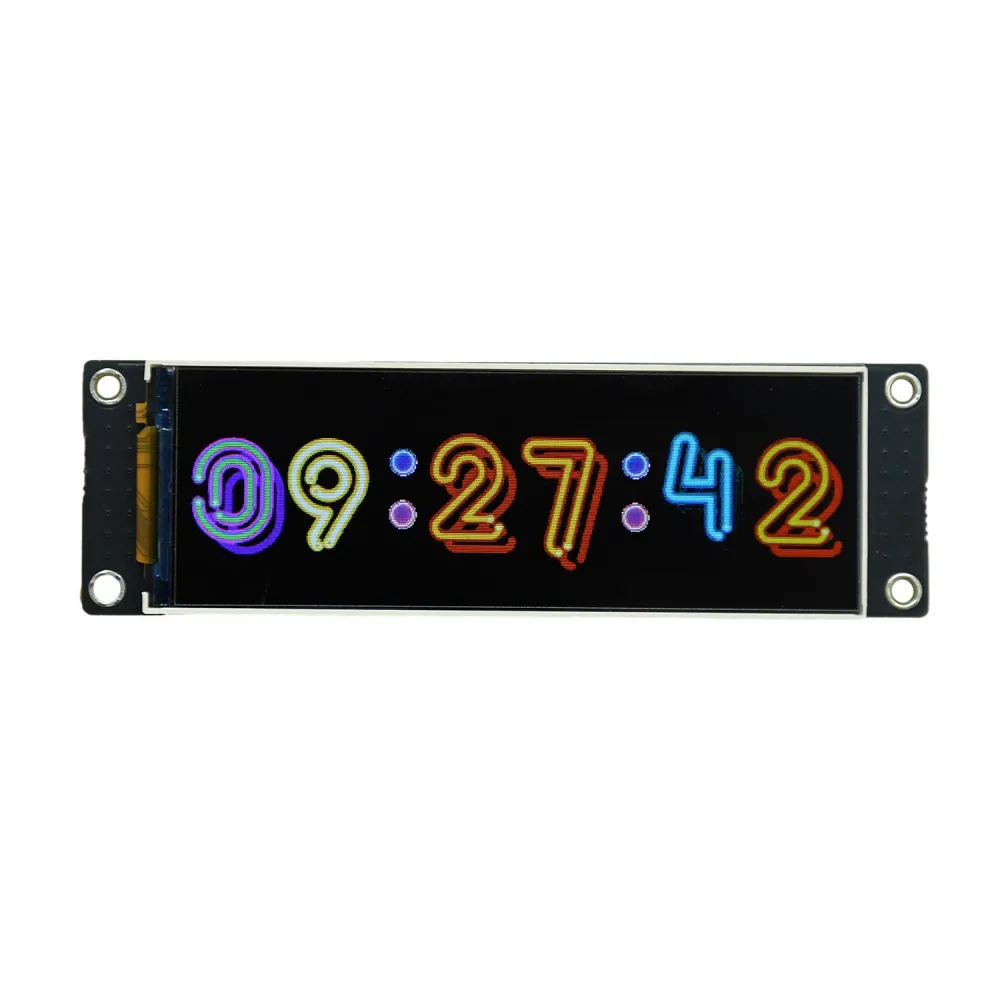 DC5V Electronic Flip Clock Module DIY Mainboard Large Split Flip Digital Screen Type C 6 Display Modes Silent Timekeeping Clock