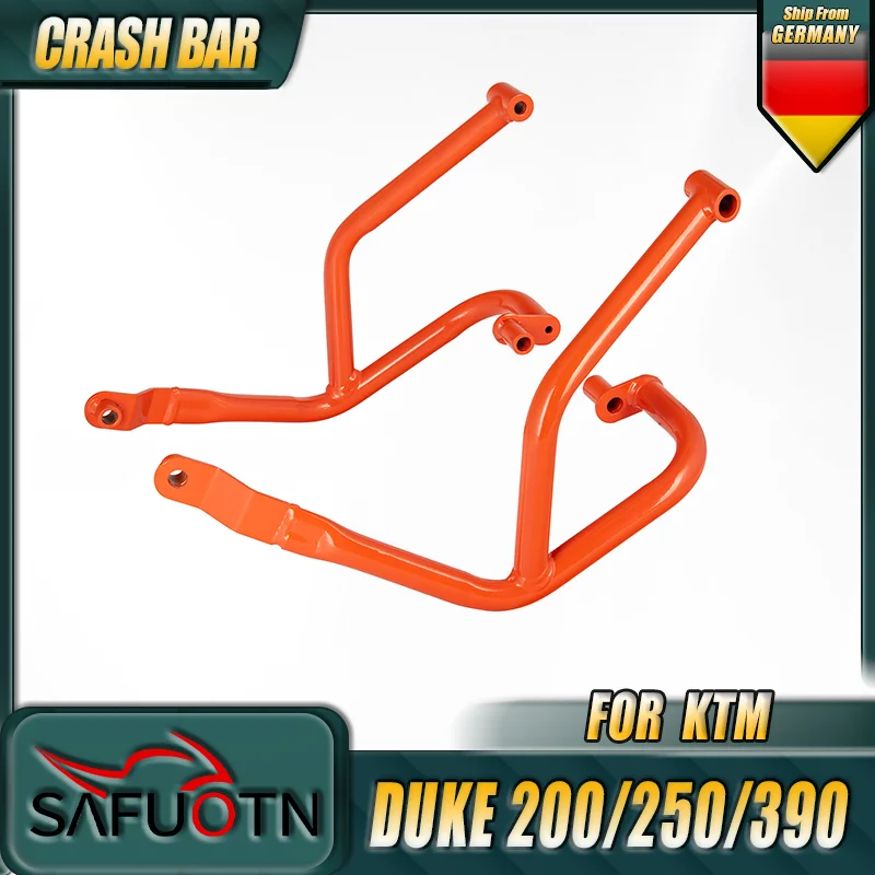 Für Duke 390 250 2017-2023 Motor Schutz Autobahn Crash Bar Motorrad Rahmen Schutz Stoßstange Für KTM Duke 390 Duke 250 Duke 200 200