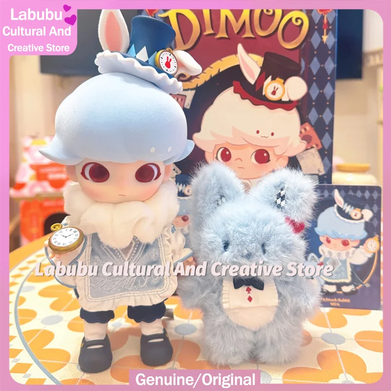 

POP MART DIMOO Серия «Сказочная страна чудес» 1/8: Фигурка-сюрприз в закрытой коробке, игрушка-кукла, таинственная коробка, украшение, декор для дома, подарки для рабочего стола