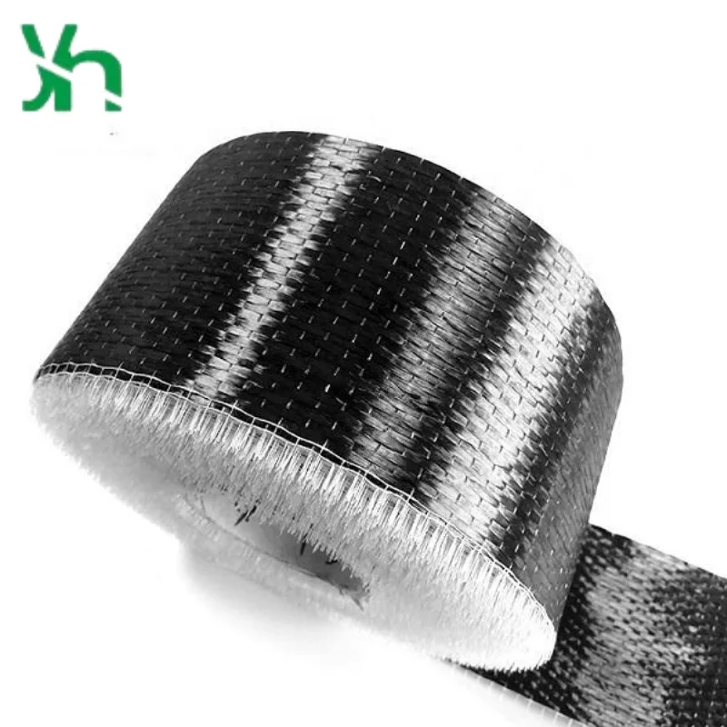 幅10cm、12K、300gの単方向炭素繊維生地、船舶やヨットの船体に使用され、軽量の補強材です。