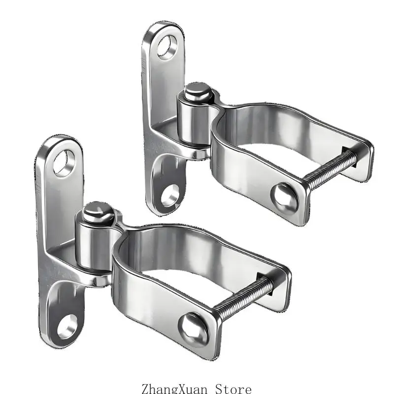 304 Metalltor-Montageset mit Pfostenklemmen-Design für den Zauneinsatz 3XUF – Detail 2