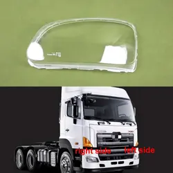 For GAC Hino 500 700P Headlamp Cover Shade Headlight Transparent Lens Lamp Shell Masks Plexiglass Replace Original Lampshade