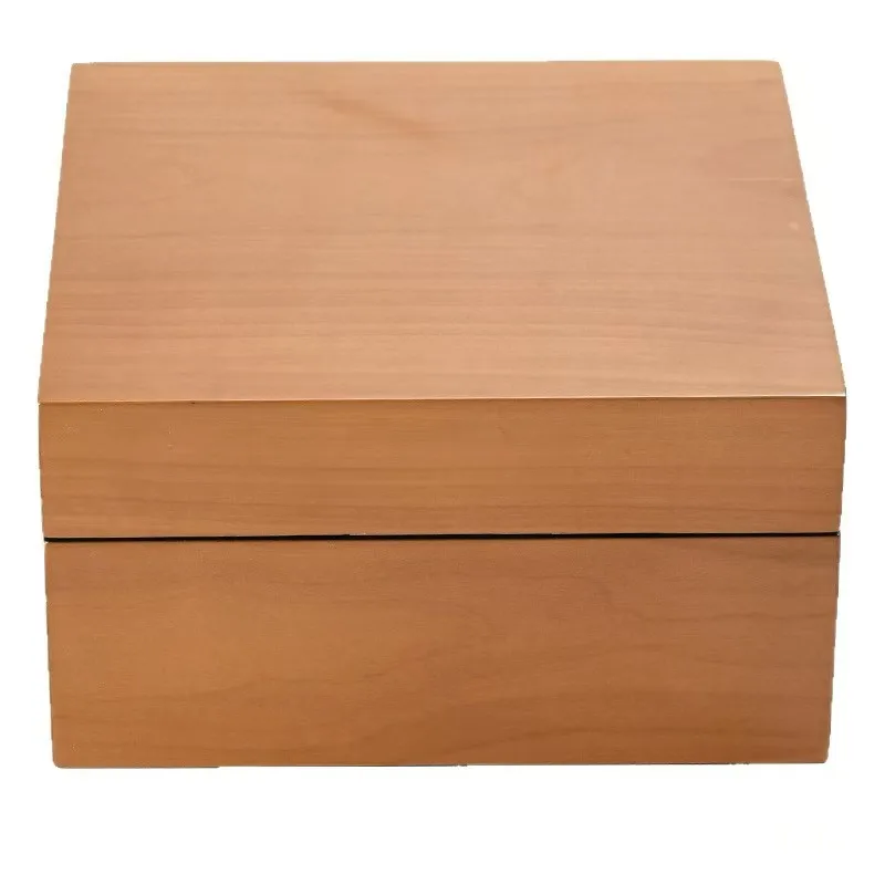 

Customizable Solid Wood Lacquered Buckle Closure High-End Watch Storage Boxes Wristwatch Accessories Made In China