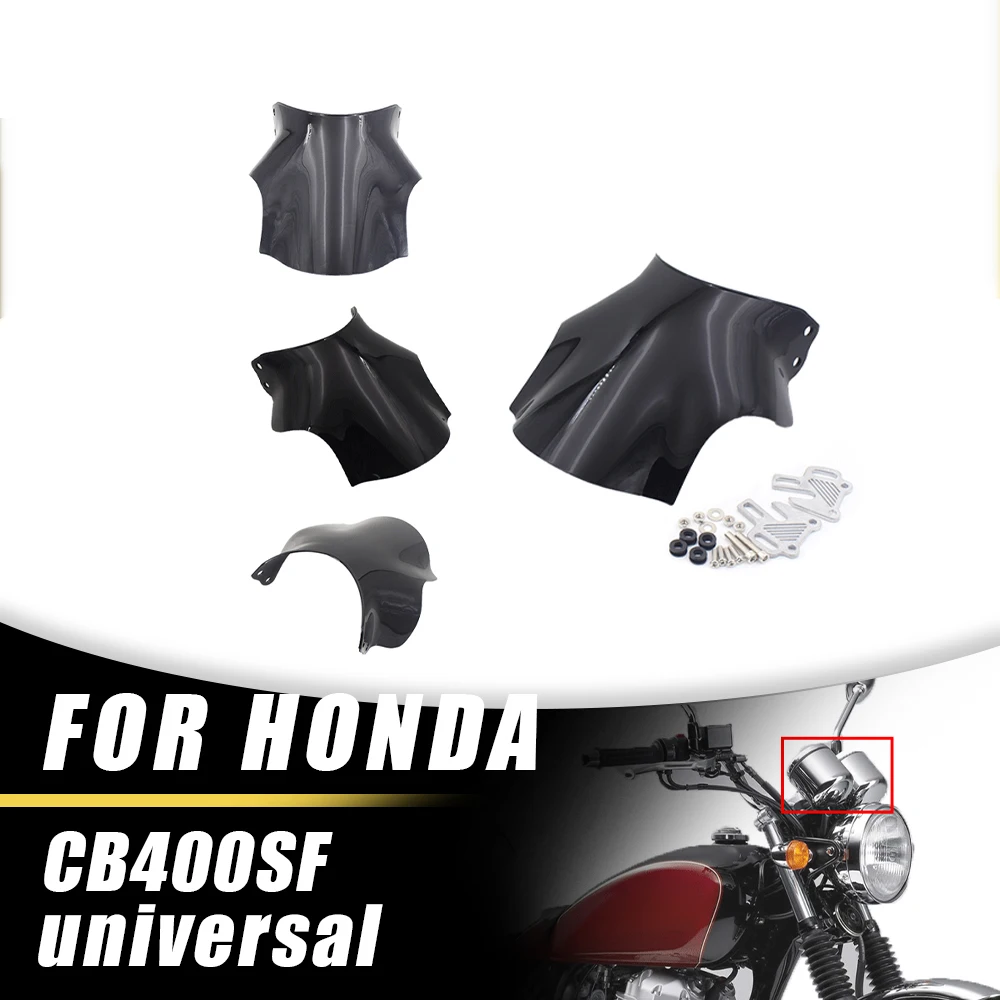 

For Honda Hornet CB400 CB600 CB750 CB900 CB919 CB250 CB400SF Motorcycle Windshield Windscreen Wind Deflectors