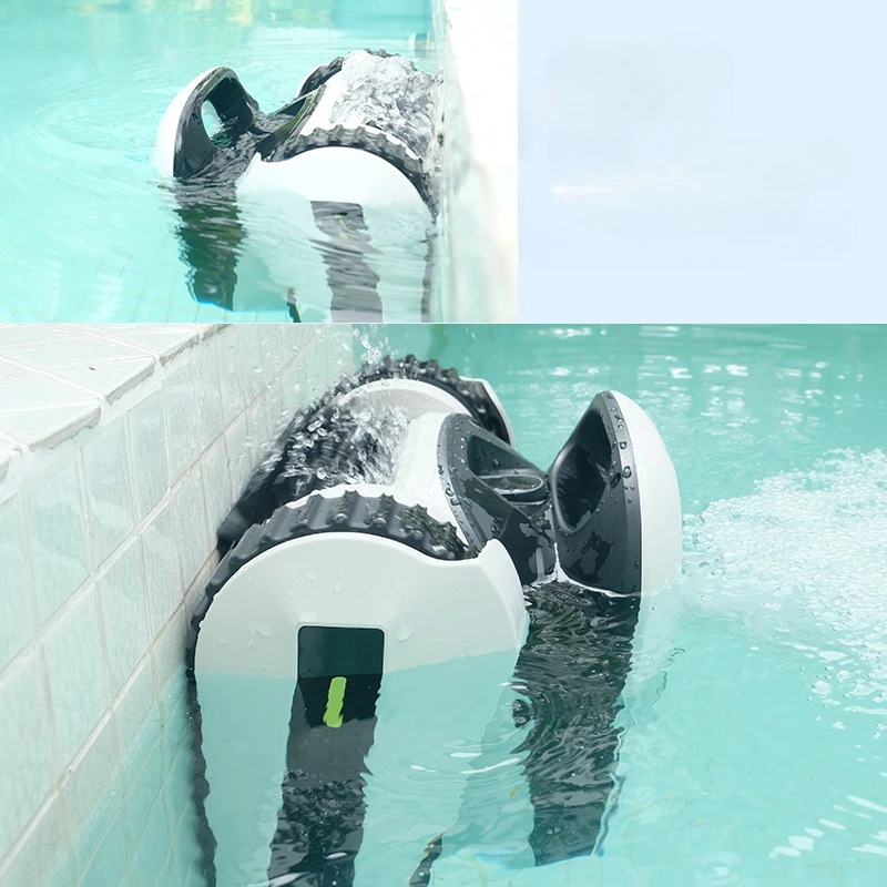 Automatic Pool Vacuum Cleaning Robot Intelligent Wireless Pool Robot Cleaner for Swimming Fish Pool