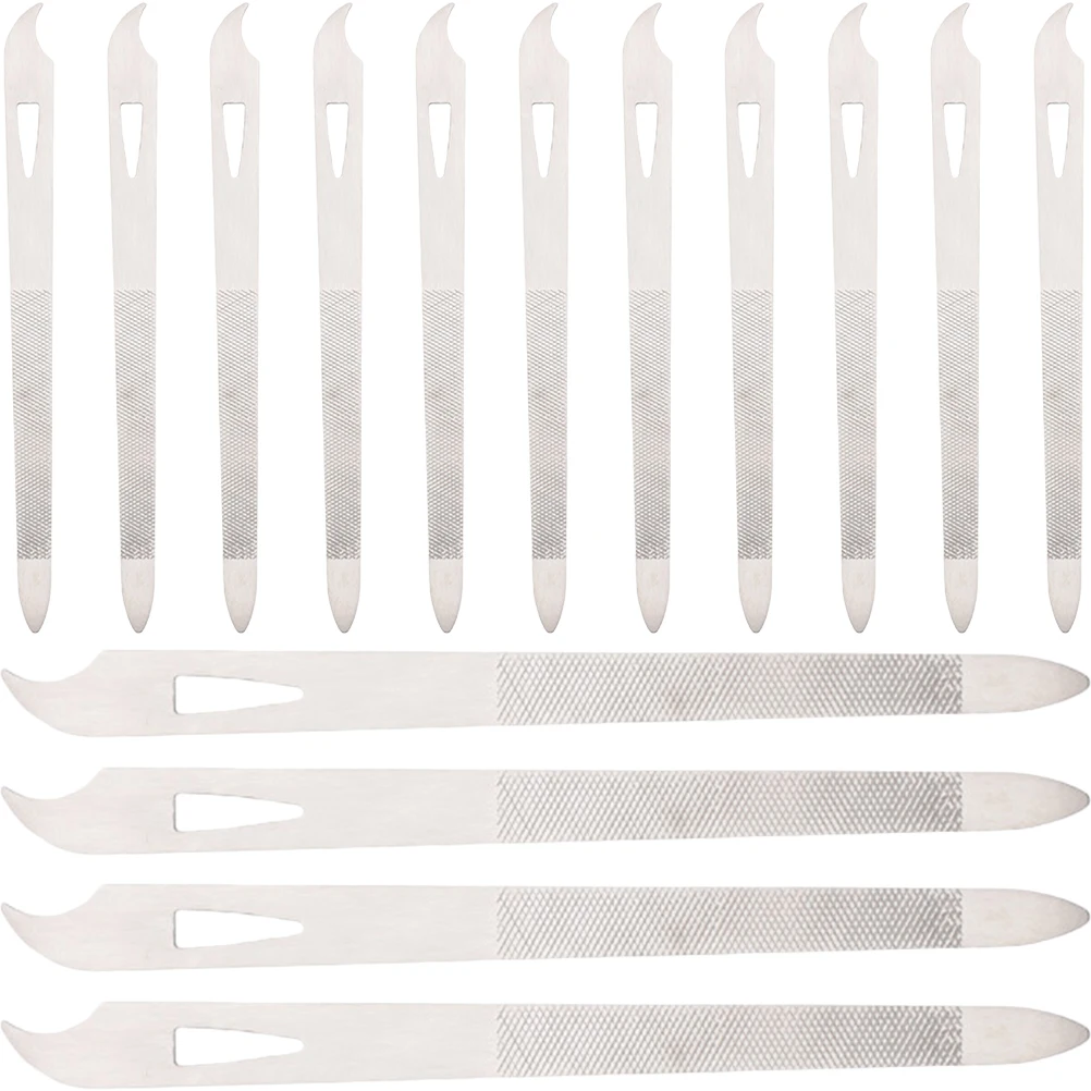 15個のマニキュアファイルセット 高品質合金ネイルバッファーで滑らかな爪磨きとエッジトリミングが可能 家庭やサロンに最適