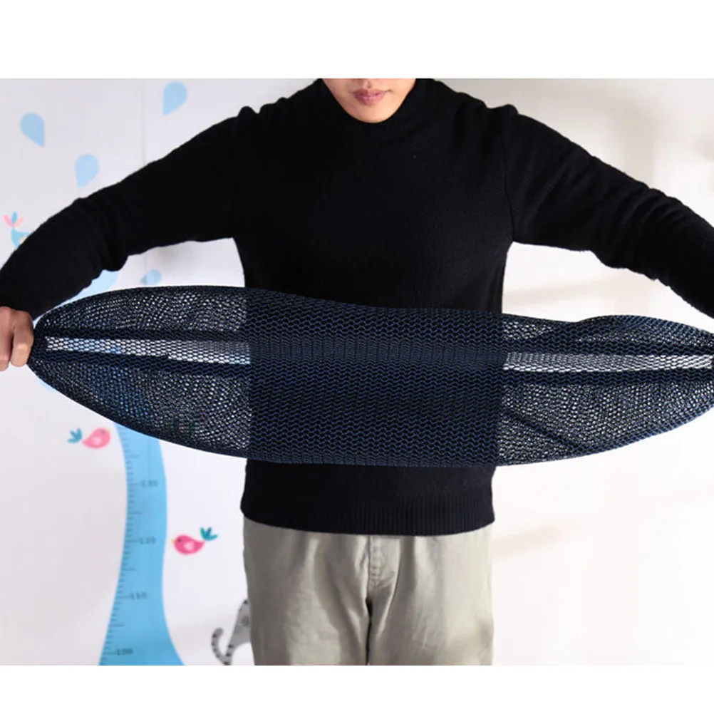 

Blue L Size Heat Insulation Cover Motorcycle Seat Cushion Sun Protection Waterproof Elastic Anti Slip Bask Prevent Scooter