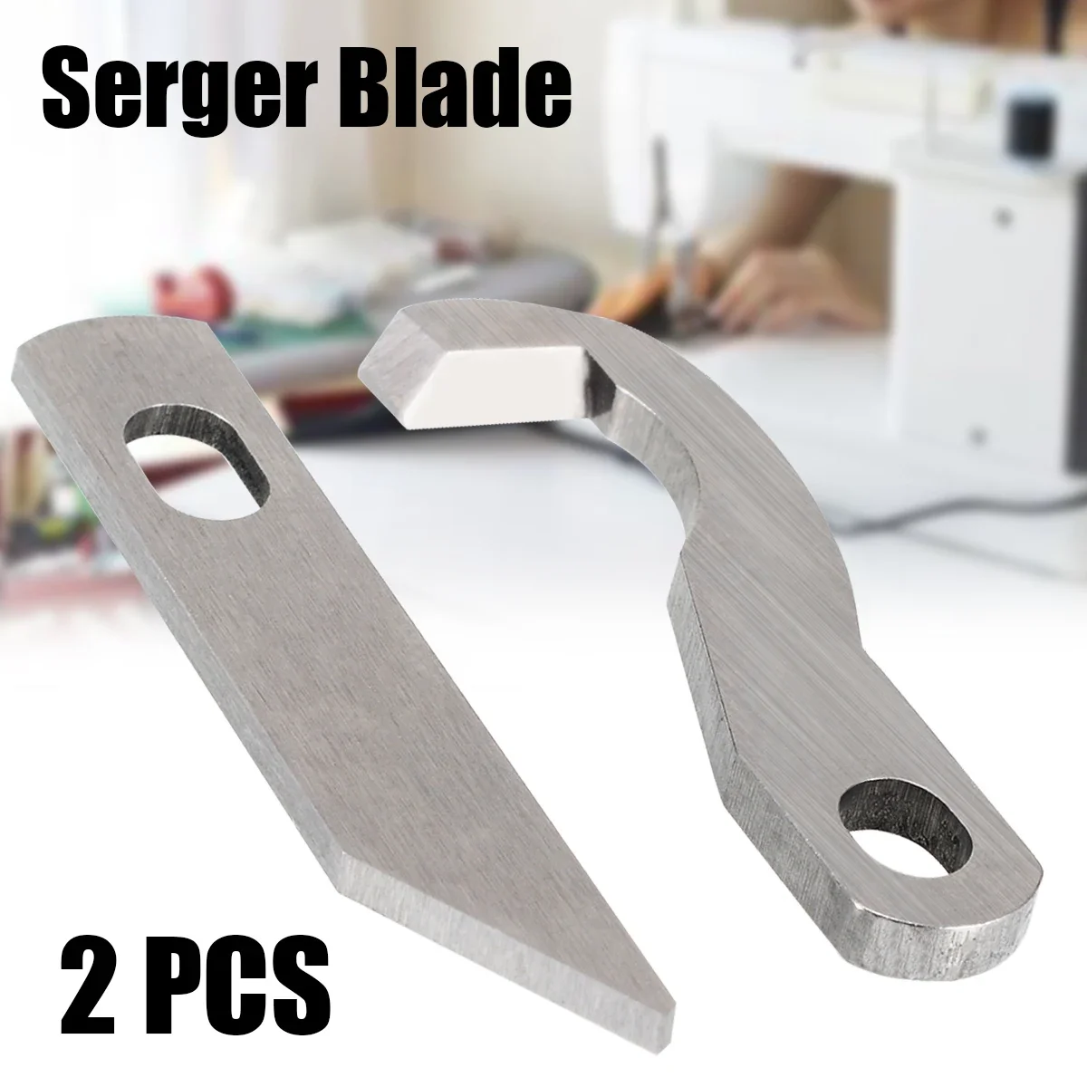 2PCS Knife Overlock Blade - Upper and Lower compatible for 925D 929D 1034D XB0563001 and  X77683001