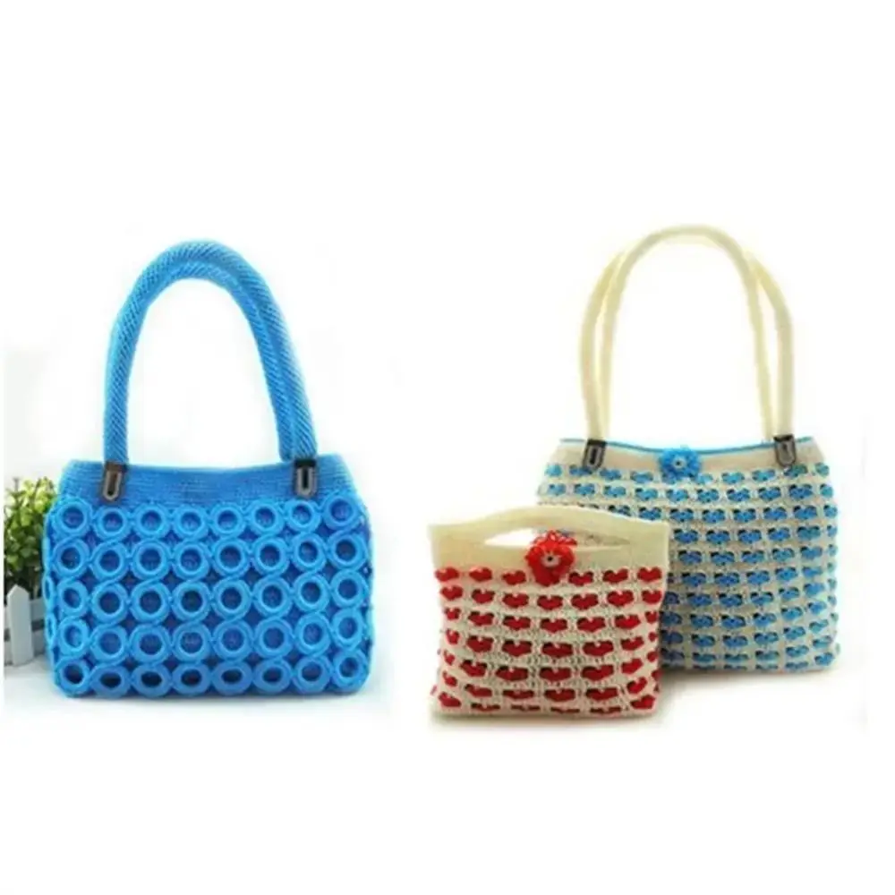 Handbag Accessories Plastic Bag Mesh Grid Durable White Canvas Bag Sheets Mesh Cloth