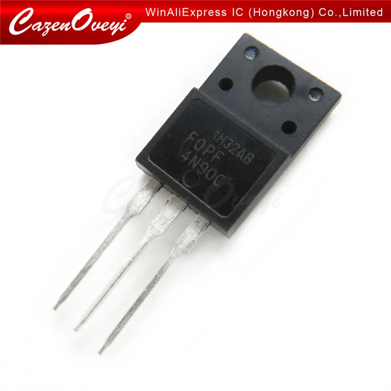 10pcs/lot FQPF4N90C TO-220 MOS tube NPN transistor channel 4N90C new original In Stock