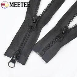 5# 8# 60-300cm Long Resin Zipper Sewing Zippers with Single/Double Sliders Zip Closure for Tent Coat Clothes Repair Accessory