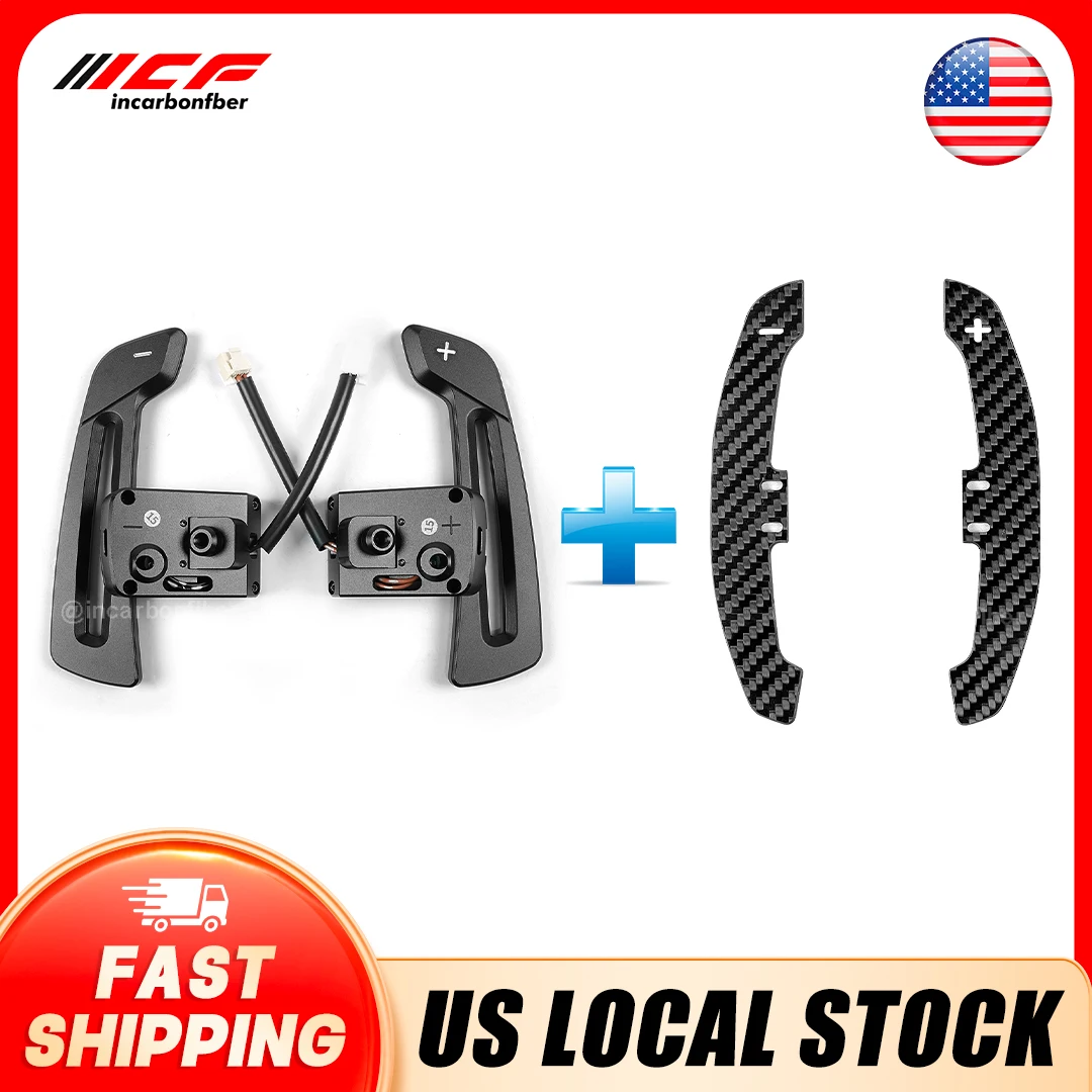 Magnetyczne manetki zmiany biegów z włókna węglowego ICF do kierownicy Nissan 400Z GTR R35 Infiniti QX50 QX60