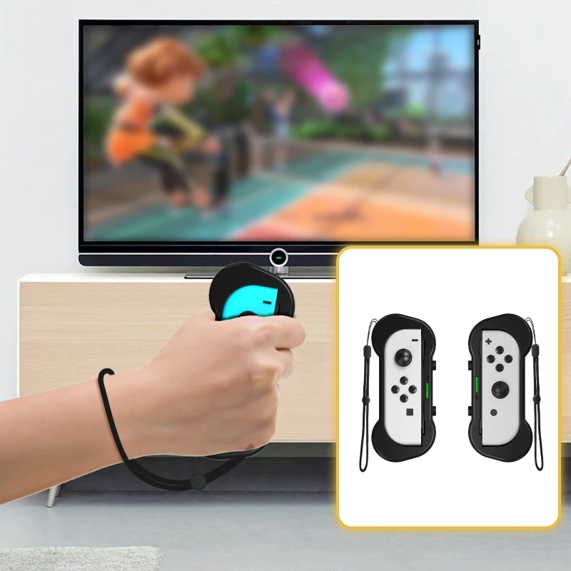 Switch Sports New 12-in-1 Game Somatosensory Sports Accessories Set W Tennis Racket Golf Club Sword Leg Wrist Strap Band