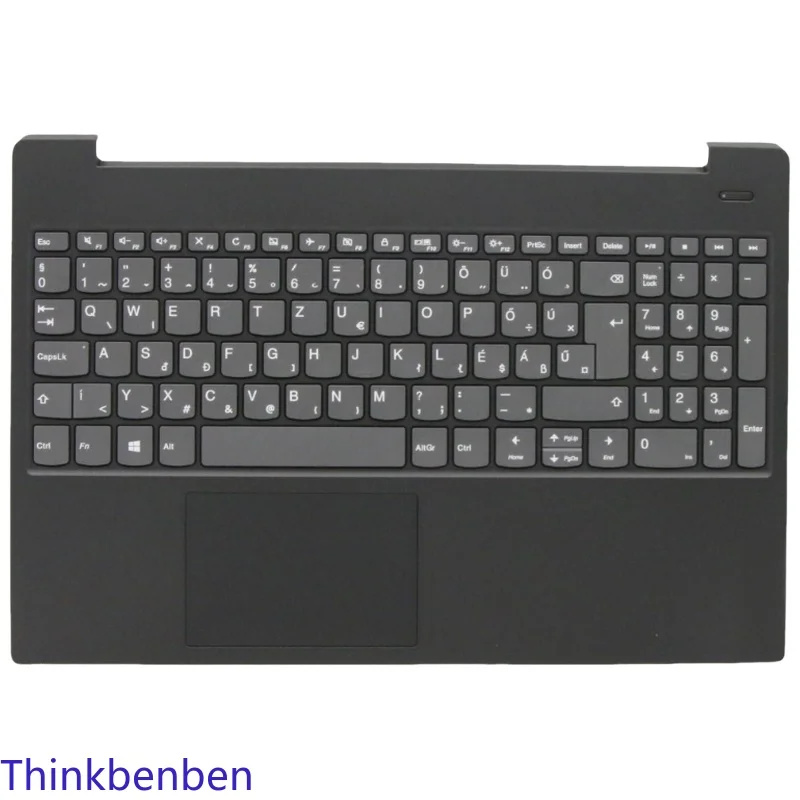 HU Hungarian Black Keyboard Upper Case Palmrest Shell Cover For Lenovo Ideapad S340 15 15IWL 15IML 15API 15IIL 5CB0S18650