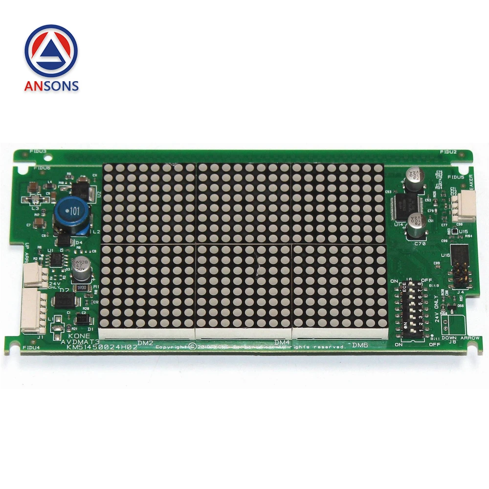 KM856270G01 KM856270G02 KM51450023G01 KM51450024H02 KONE Elevator Display PCB Board Ansons Elevator Spare Parts