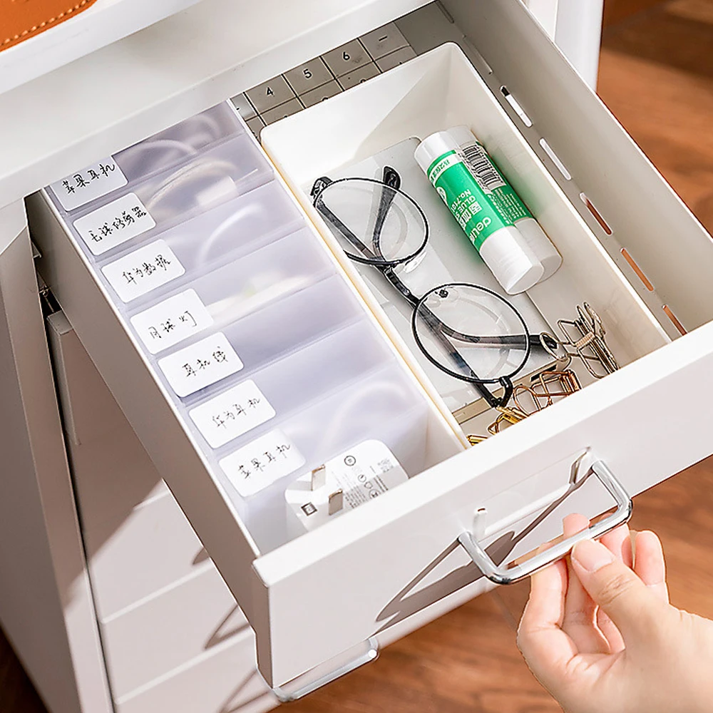 Ins Wire Storage Box Data Line Cable Organizer Box Slide Open USB Line Cable Holder Case Drawer Organizer Container New 2024