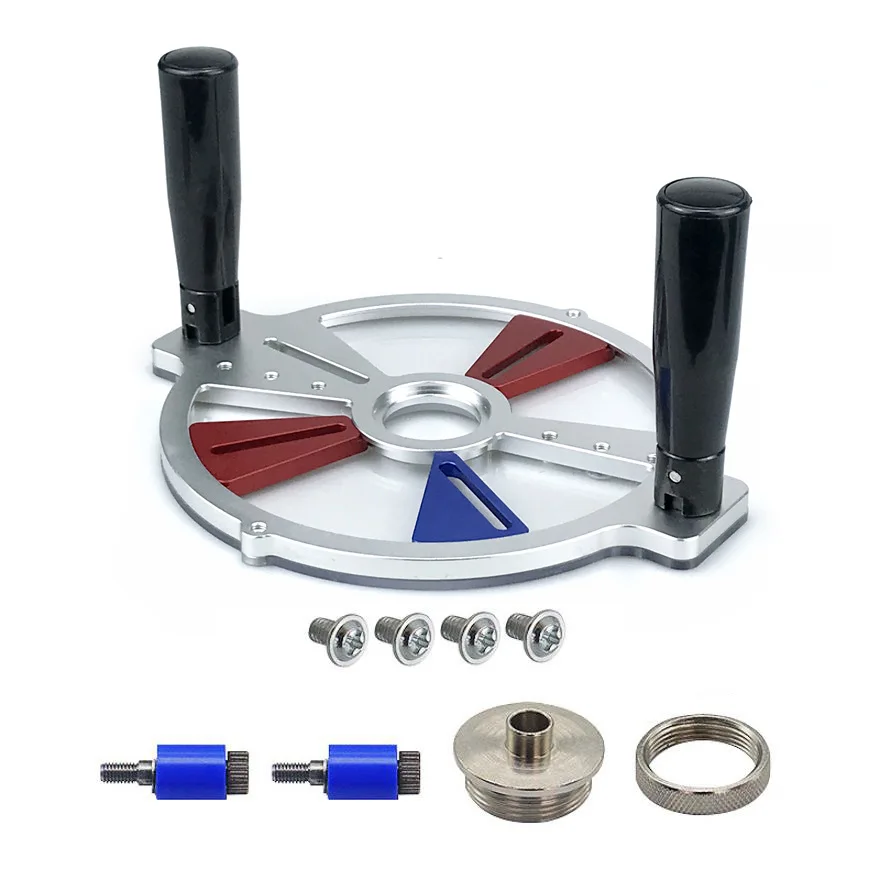 Woodworking Trimming Machine Milling Groove Flip-chip Engraving Opening Bakelite Milling Base Multi-functional Guide Bracket