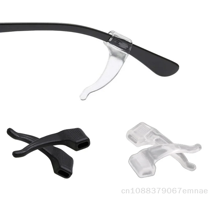 [ZYAS]10pairs Anti-slip Silicone Ear Grips Glasses Eyeglasses Leg Ear Hook Stopper Bracket Fastener Accessories Temple Holder
