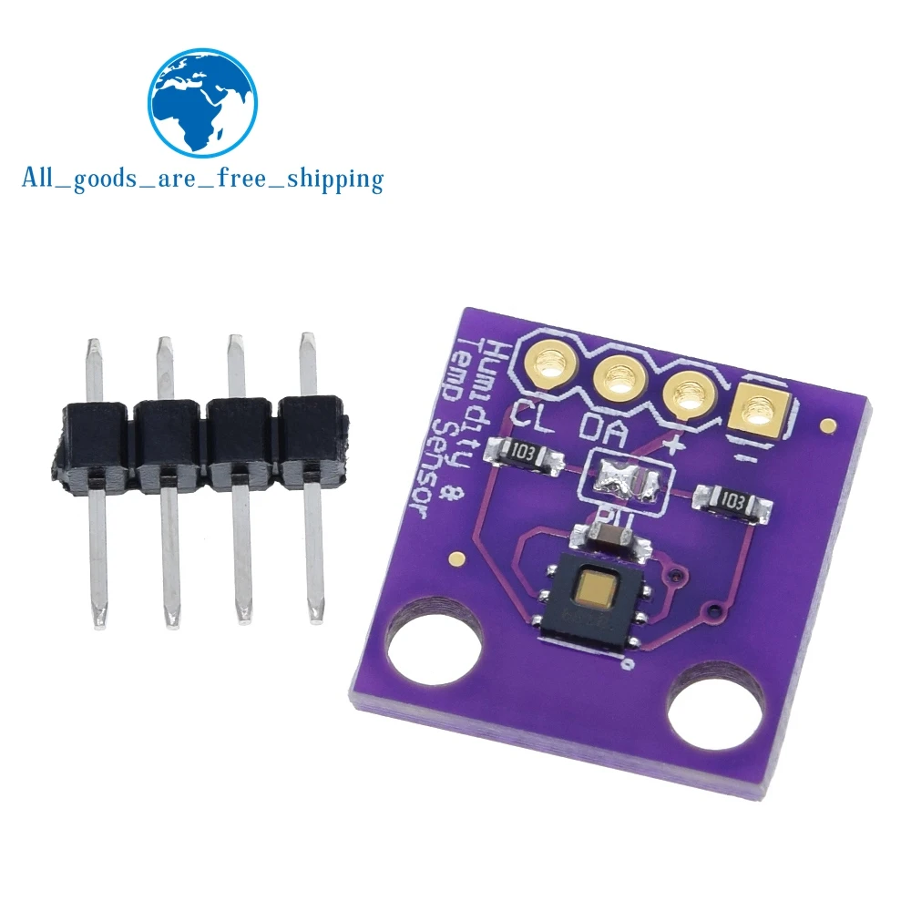 TZT HDC1080 module Low Power, GY-213V-HDC1080 High Accuracy Digital Humidity Sensor with Temperature Sensor For Arduino